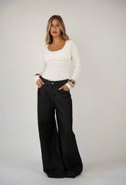 חולצת גימור פרחוני סטייסי