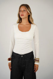 חולצת גימור פרחוני סטייסי