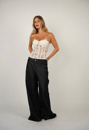 מחוך סטרפלס תחרה איימי