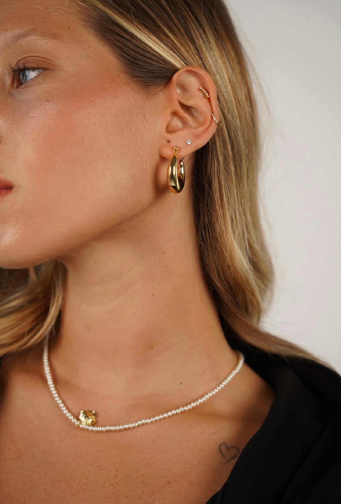 עגיל חישוק נופל קמרון