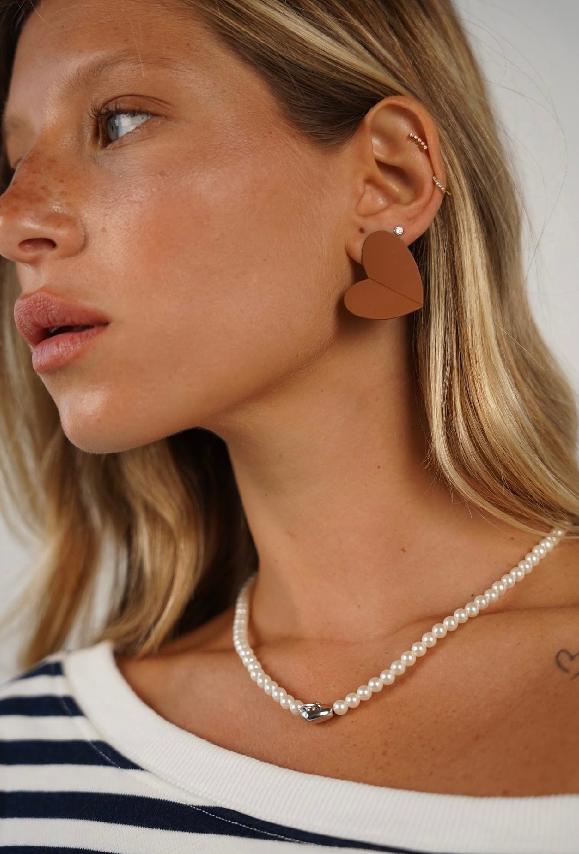 עגיל לב נופל ג׳יידן